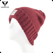 Moda De Ocio De Estilo De Los Hombres Gorro De Punto Gorro